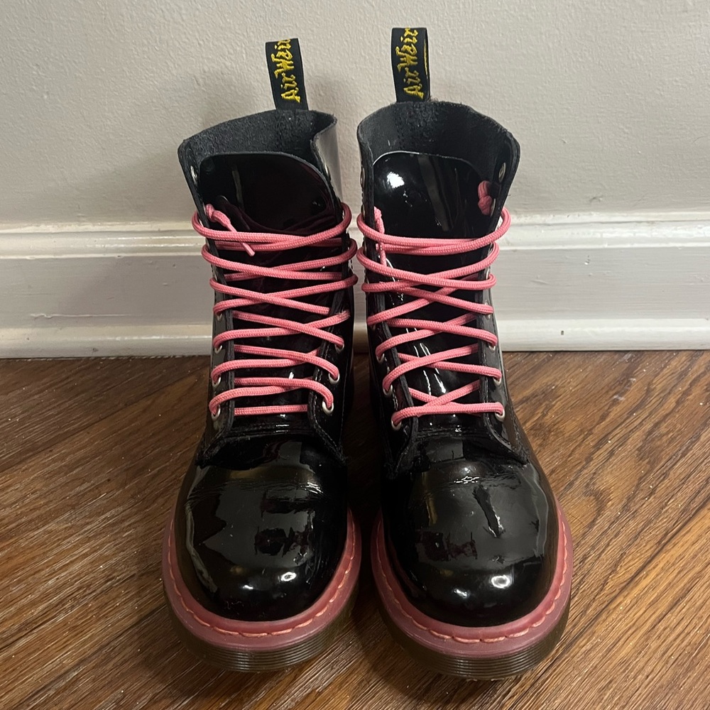 Dr. Martens Black Combat Boot Size 9